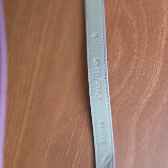 Cole Haan Vintage Leather Belt Size M | Slim Dress Belt | Made in India main image 12